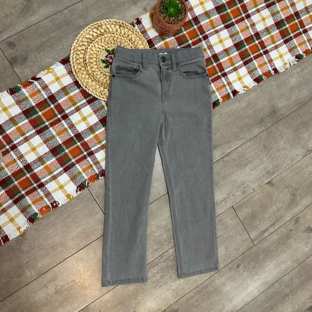 Primark Boys Gray Classic Denim Jeans Size 7 Adjustable interior waistband